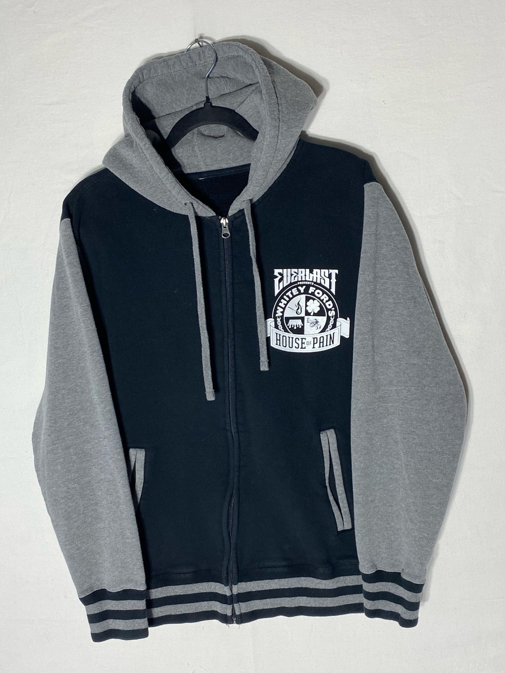 Everlast Whitey Ford's House of Pain Zip Up Hoodie XS Activewear Preppy